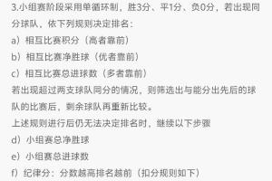 海地最后一轮5-0能否晋级?不能,规则已变,同分将比较对战成绩