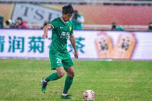 柏杨达成代表国安的百场里程碑