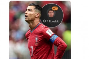 你打几分❓️ESPN数据图：本场C罗3次射门0射正