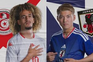 突尼斯对阵日本首发阵容：久保缺阵，中村敬斗、伊东纯也、汉尼拔领衔