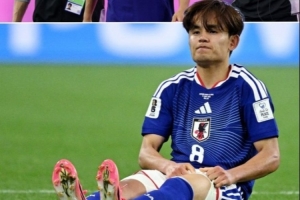 森保一关于久保建英伤情:视其能否自行离场,期望仅是轻微受伤