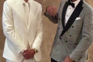 以父之名！探花郎卡梅隆-布泽尔和名宿父亲卡洛斯拍摄定妆照！