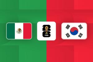 世界杯:墨西哥对阵韩国首发亮相,希门尼斯对垒孙兴慜,李刚仁与金玟哉登场
