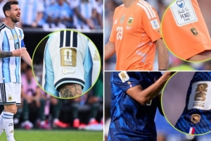 除“五朝元老”外,上一届金手套得主大马丁和金靴奖得主姆巴佩均设有专属臂章