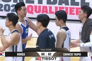 林庭谦三分绝杀&高柏铠加时绝胜，中国台北以19分优势逆转击败韩国