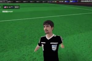 抽象场景!BBC实时3D动画直播世界杯,还能从裁判视角观看其压腿动作