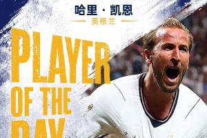 直播吧世界杯第21日MVP:凯恩毫无争议当选!两球加绝杀助英格兰逆袭成功