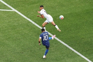 截至25年6月1日,姆巴佩国家队进球数达11球,位列欧洲球员第三